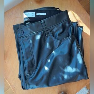 Abercrombie Black Vegan Leather pants